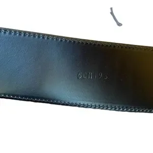 Miu Miu | Accessories | Miu Miu Black Leather Wide Belt  display picture 2